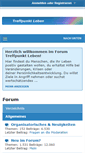 Mobile Screenshot of forum-treffpunkt-leben.de
